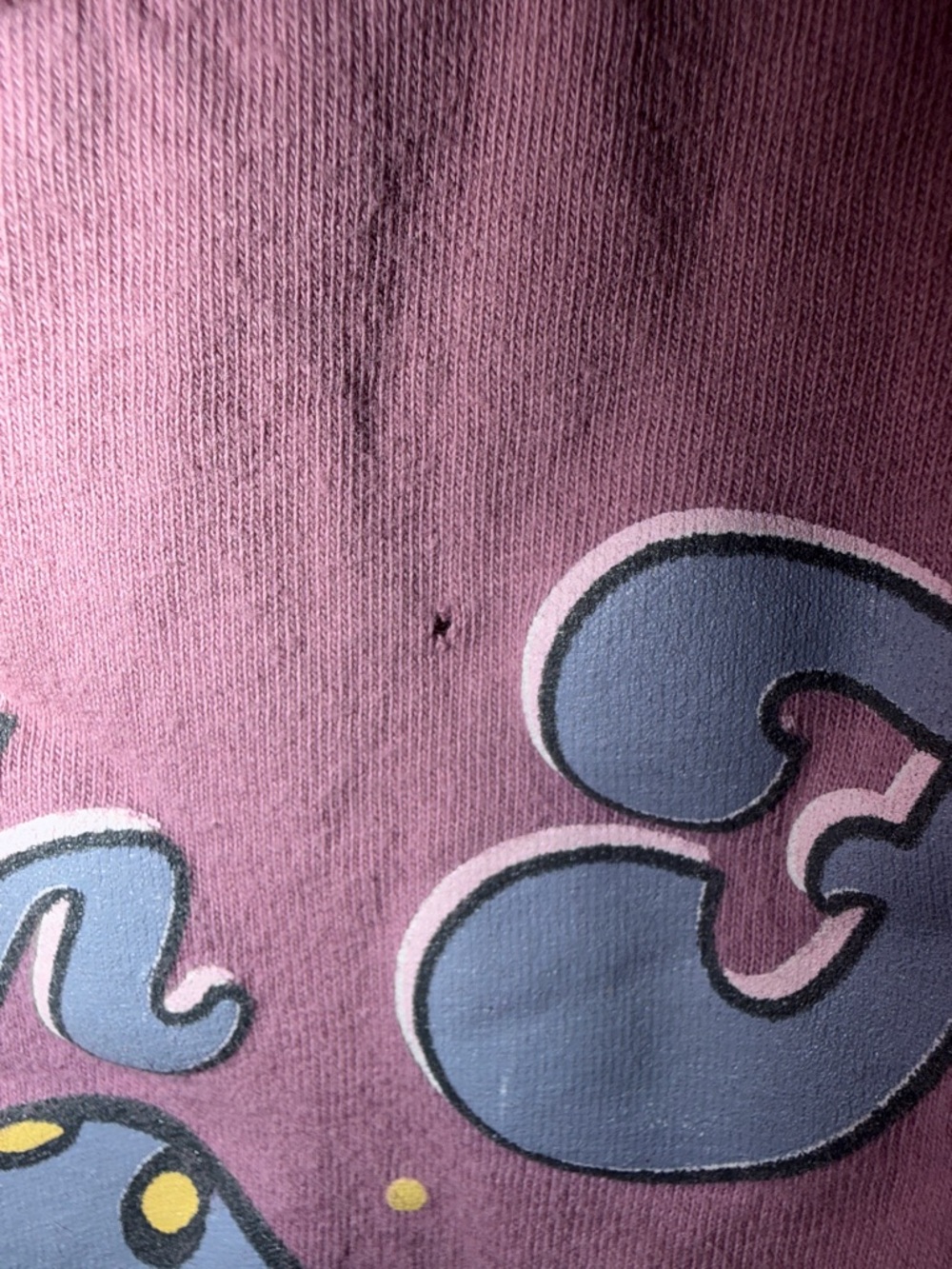 Women’s Lavender Graphic Crop Tee - Reach For The Stars - Picture 4 of 4